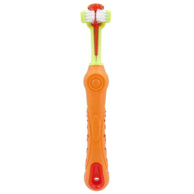 Pets Toothbrush With Three Sides - petsvine